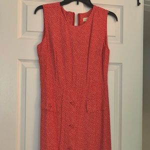 Express Retro Button Red Romper